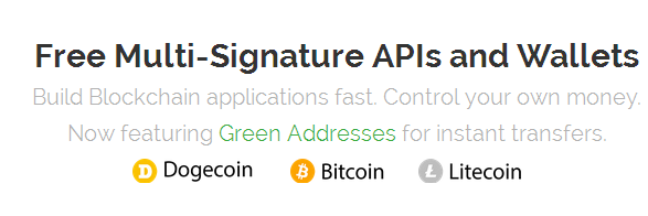 Multi-Signature APIs and Wallets