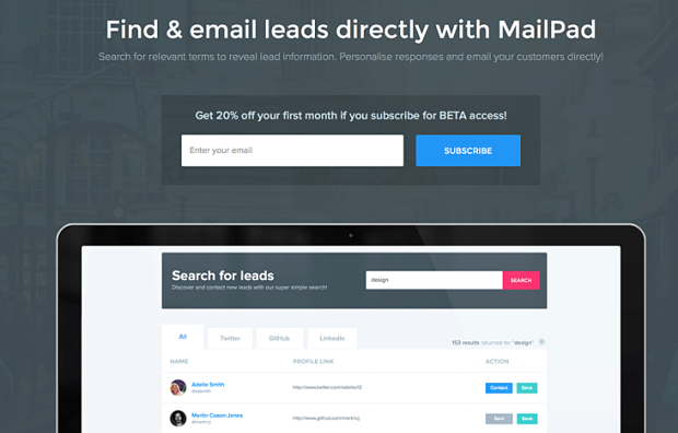 MailPad-FrontPage