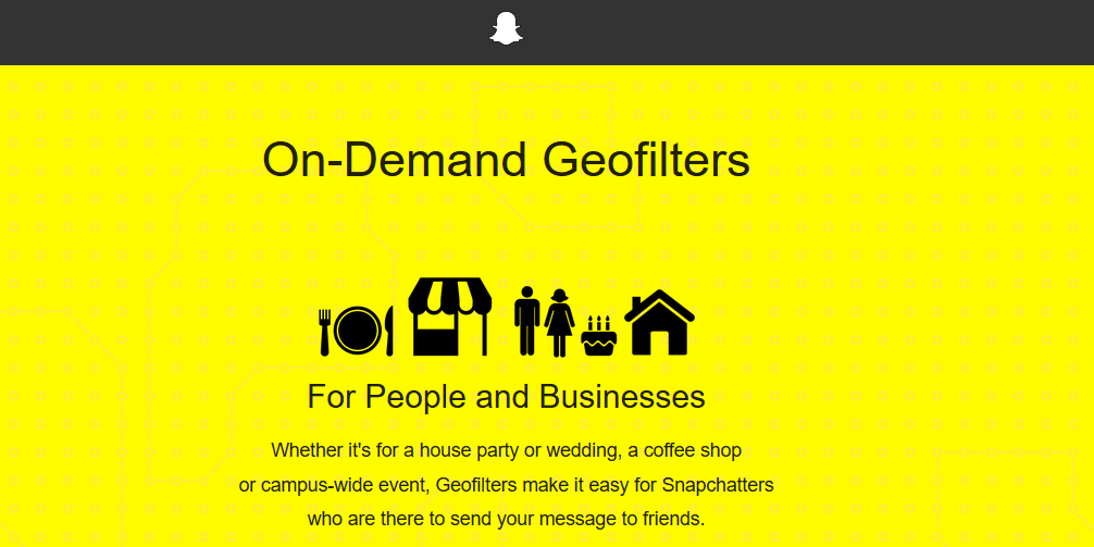 SnapChat Geofilters On Demand