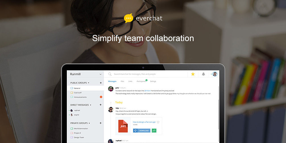 Everchat - different messaging and file sharing