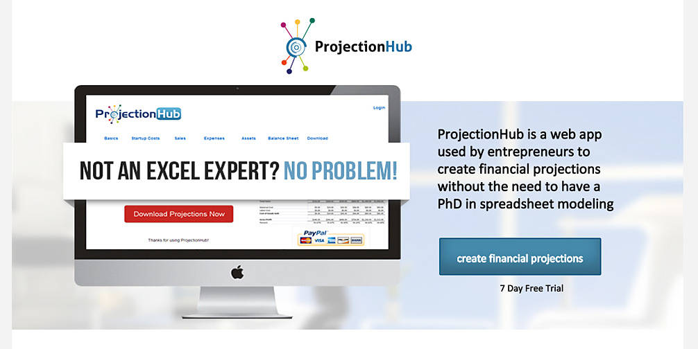 ProjectionHub - Create Financial Projections Without a Spreadsheet