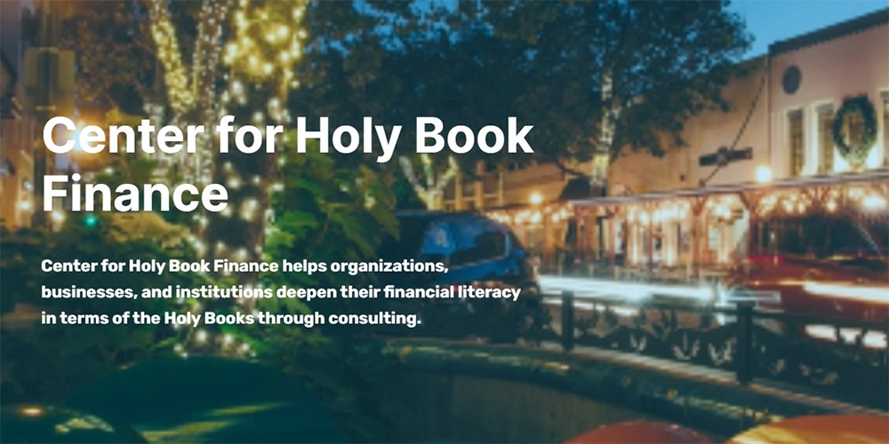 Center for Holy Book Finance
