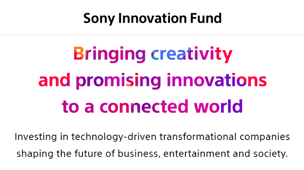 Sony Ventures - Innovation Funds