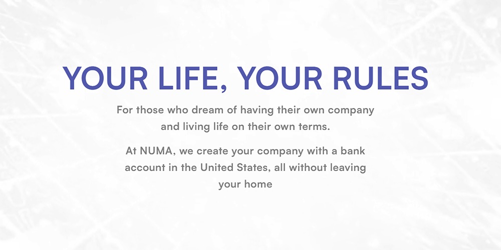 NUMA - Your Life, Your Rules