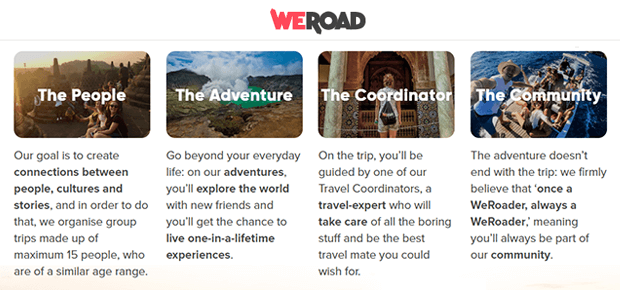 WeRoad - Our Services